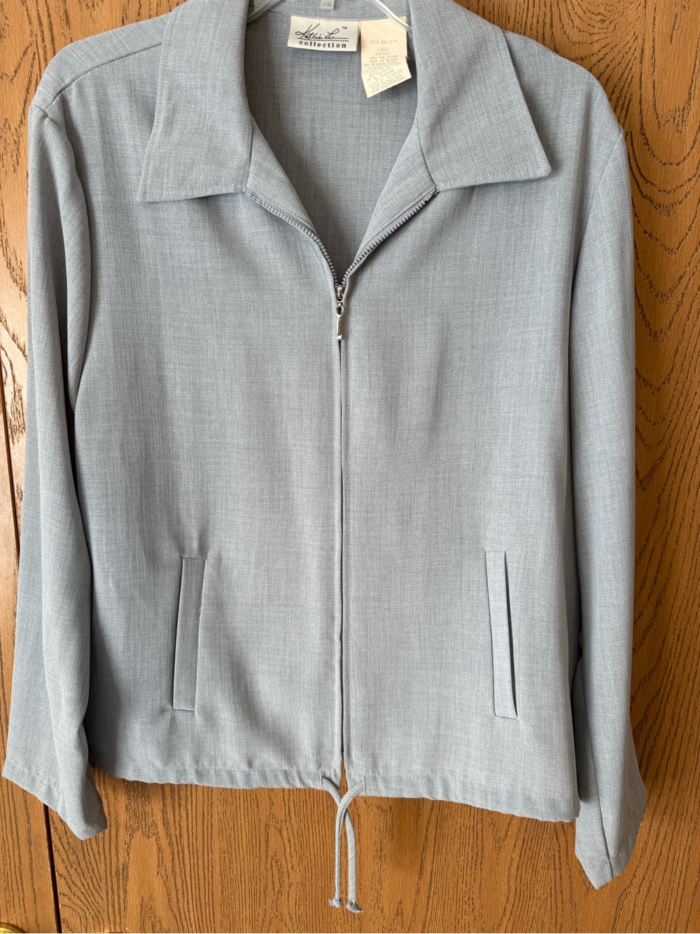 Light Gray Women's Zip-Up Jacket by